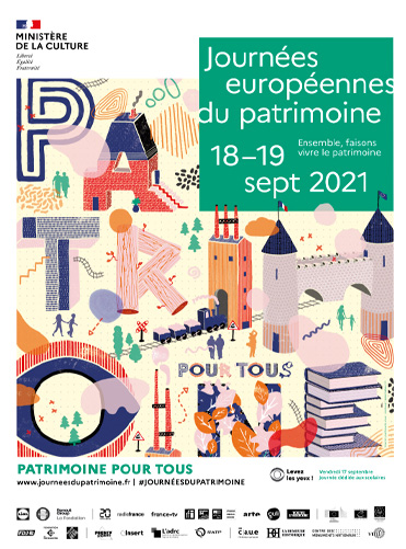 Affiche des Journées Européennes du Patrimoine / 2020