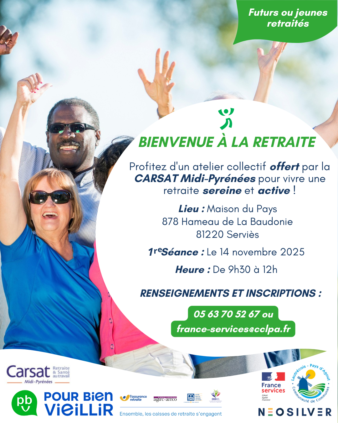 Atelier bienvenue à la retraite