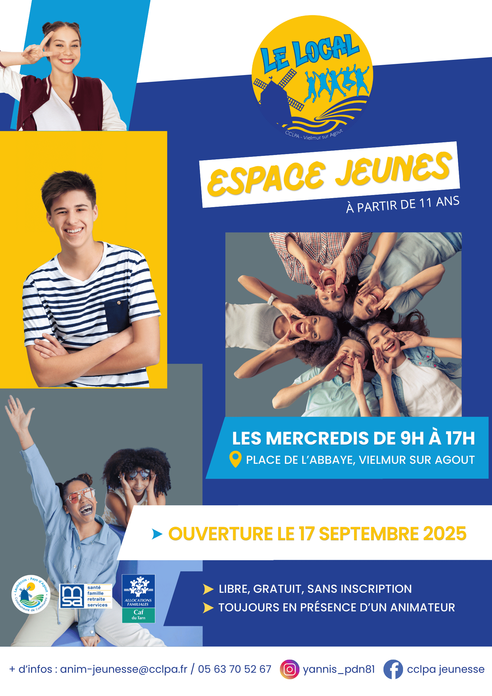 Affiche réouverture Local à Vielmur sur Agout