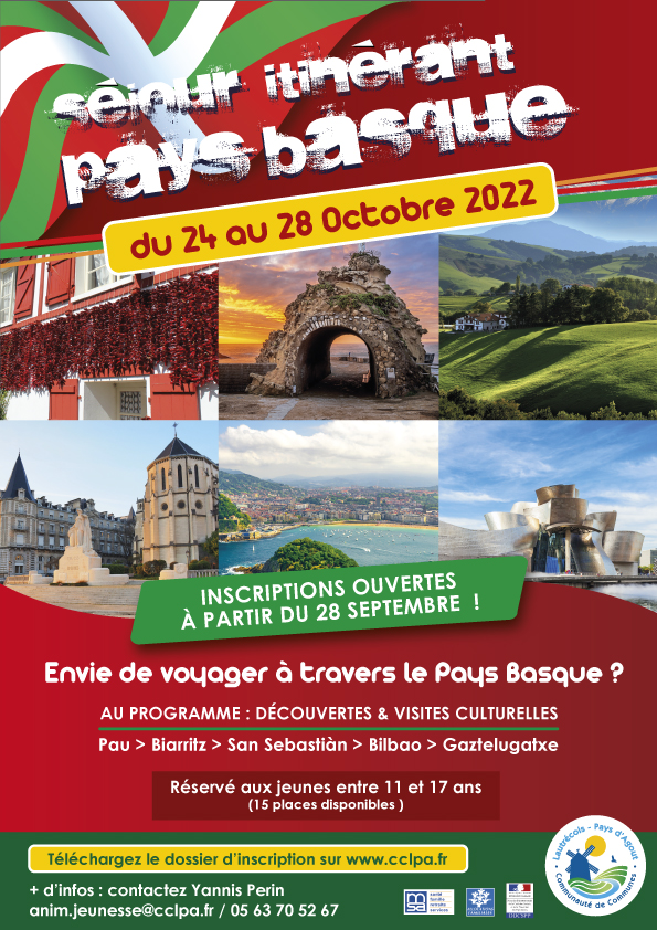 Séjour Automne 2022 - Direction le Pays asque