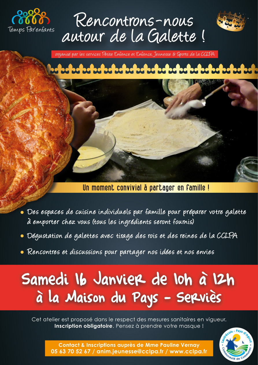 Temps Par'enfants : Rencontrons-nous autour de la galette !