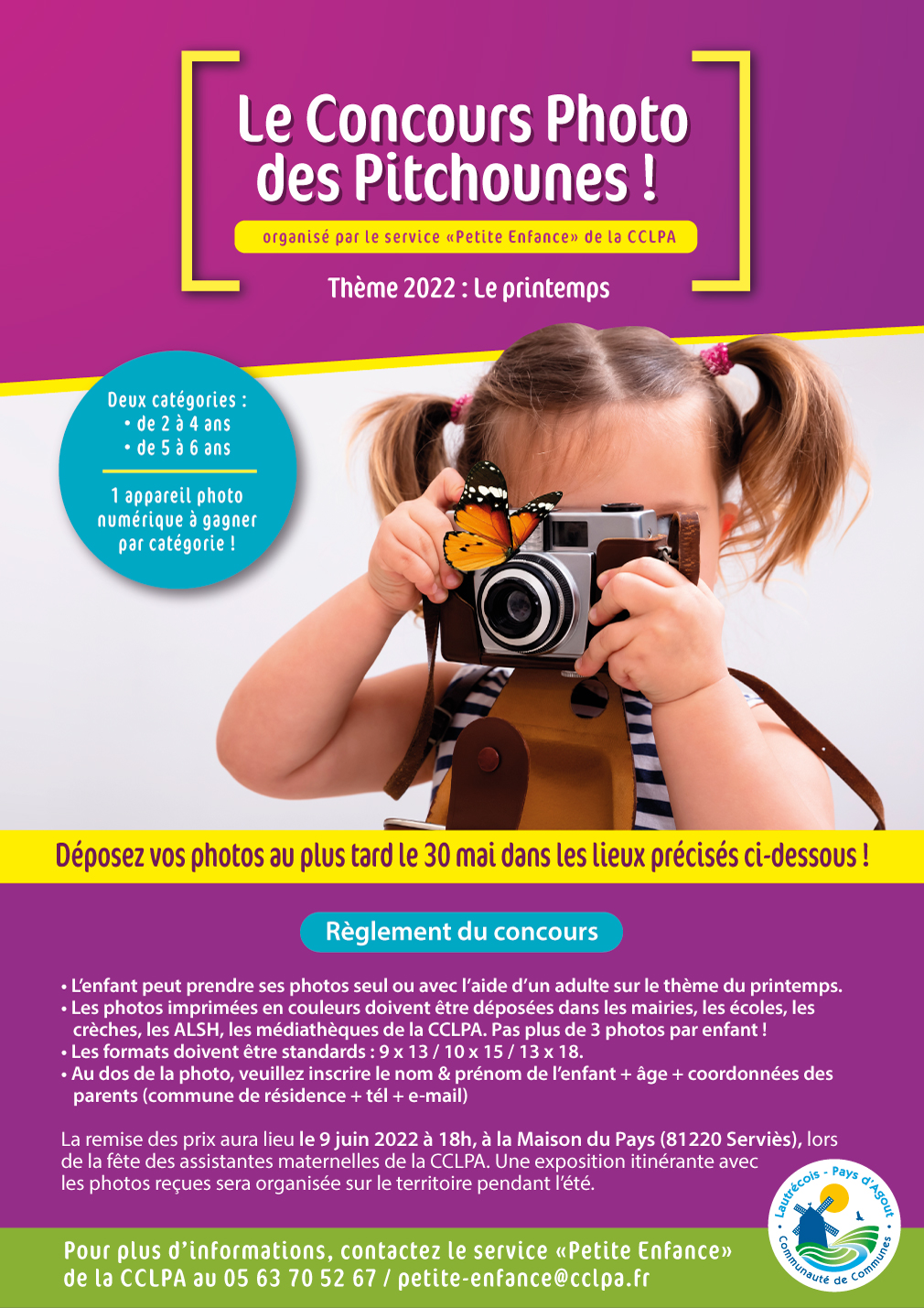 Concours Photo des Pitchounes 2022 / Petite Enfance CCLPA