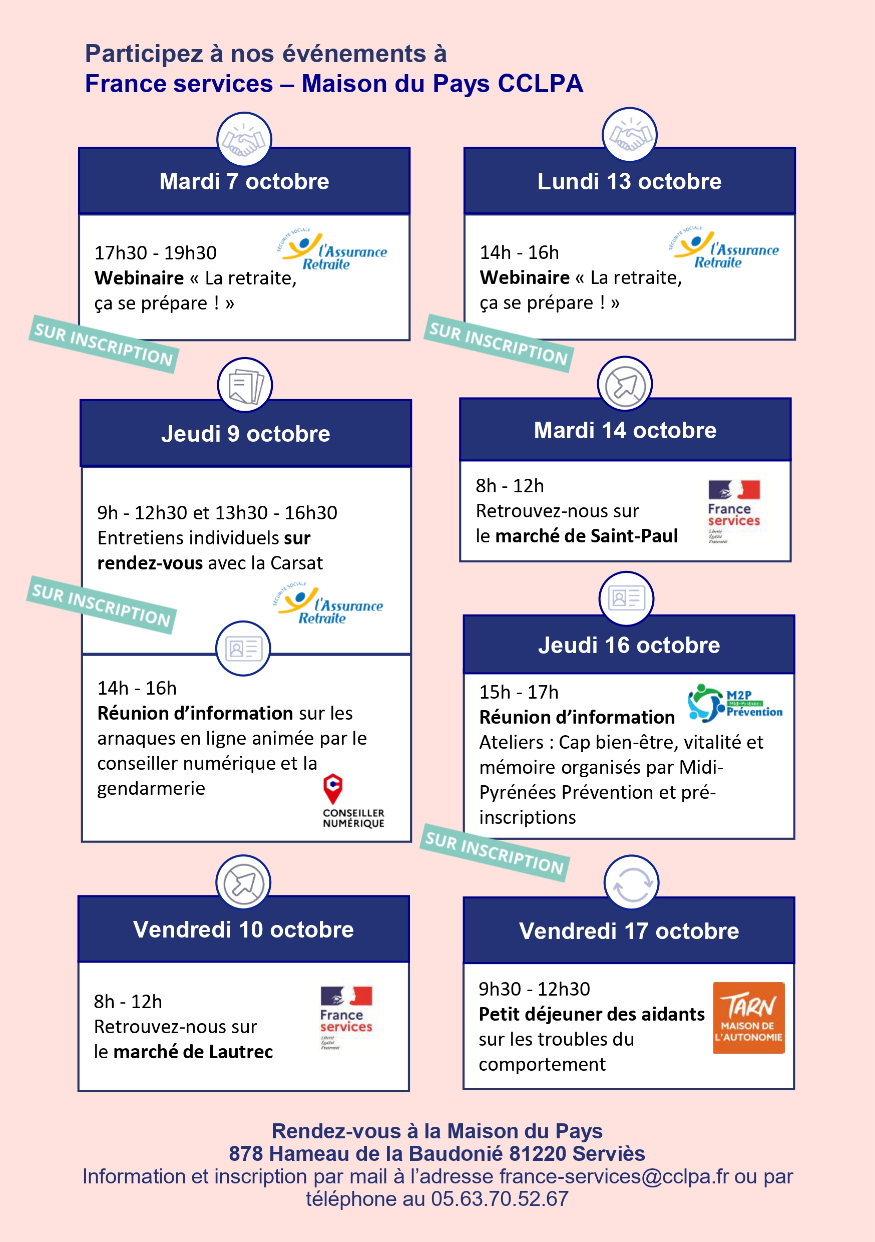 planning Journées France services