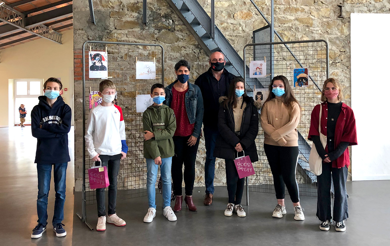 Remise des prix pour le concours de dessins Manga CCLPA