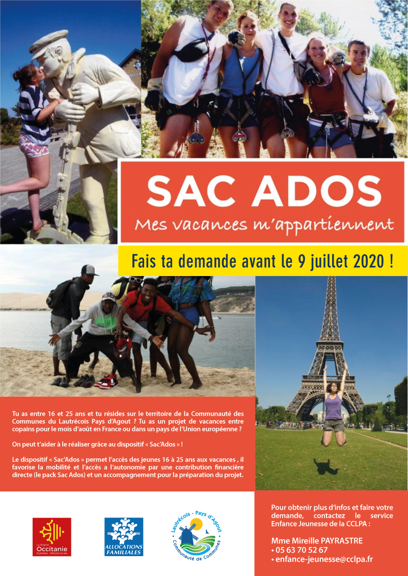 Affiche Sac'Ados 2020
