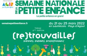 Semaine Nationale de la Petite Enfance - du 21 au 25 mars 2022